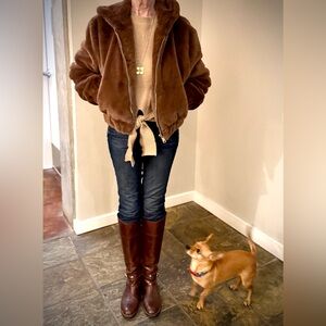 Cozy Brown Teddy Jacket